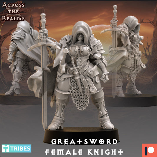 Greatsword Female Knight by Across the Realms