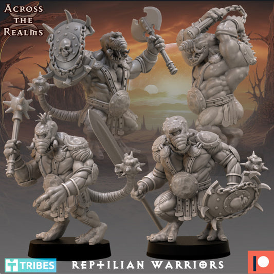 Reptilian Warriors by Across the Realms