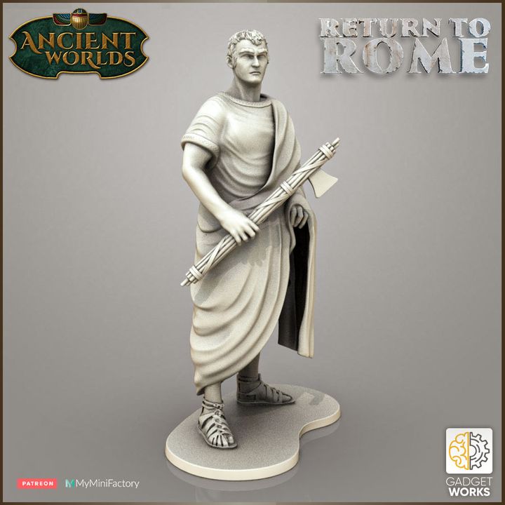 Roman Lictor and Vigiles (Magistrate and Watchmen) by Gadgetworks Miniatures