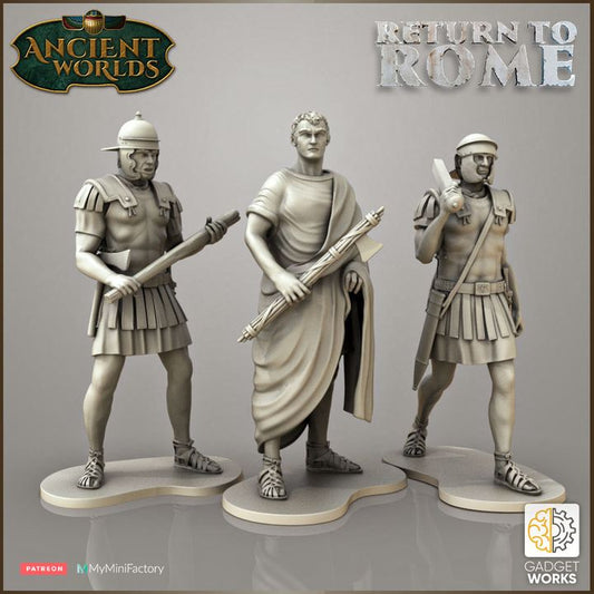 Roman Lictor and Vigiles (Magistrate and Watchmen) by Gadgetworks Miniatures