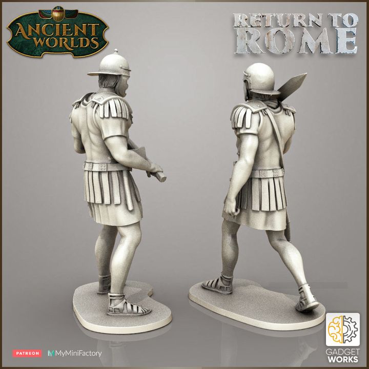 Roman Lictor and Vigiles (Magistrate and Watchmen) by Gadgetworks Miniatures