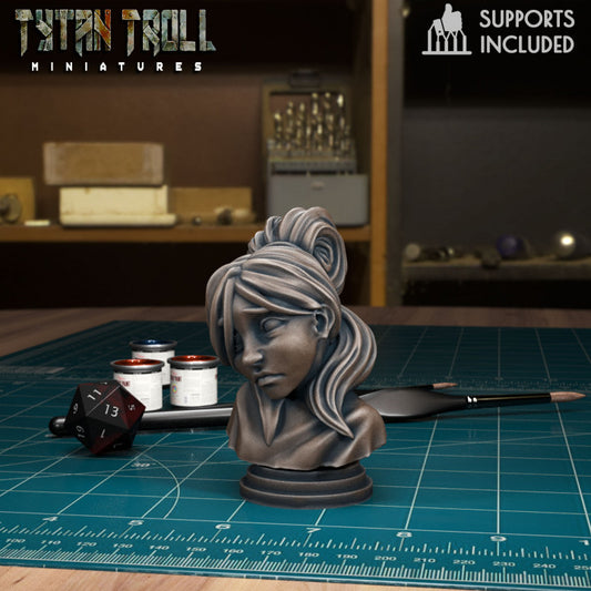 Rose Bust by Tytan Troll Miniatures