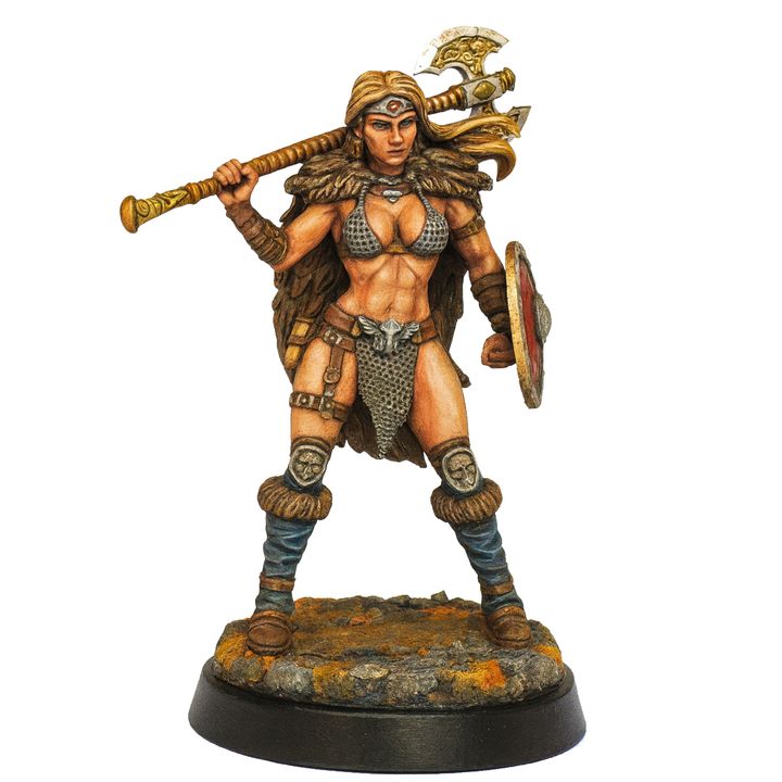 Screemel 32mm - Barbarian Warrior by Haito