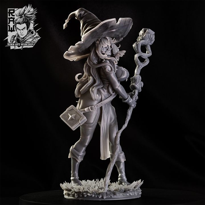 Ruby The Gem Witch - Sexy Witch PinUp (NSFW) by Ronin Arts Workshop