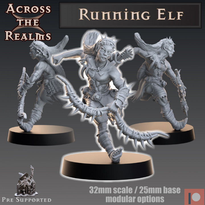 Running Elf by Across the Realms