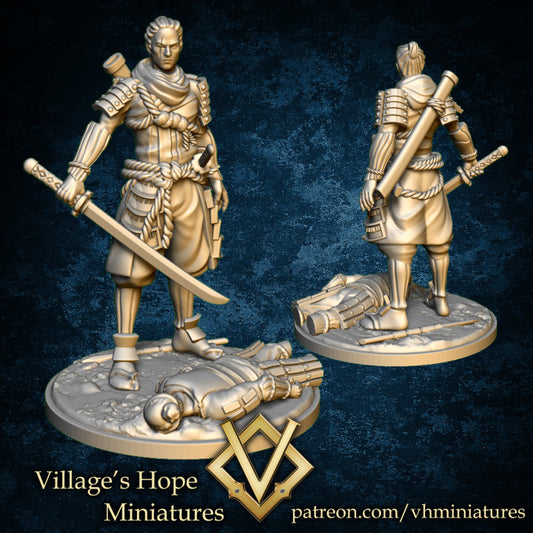 Samurai Miniatures Ver 2 (Ronin Ver) by Village's Hope Miniatures