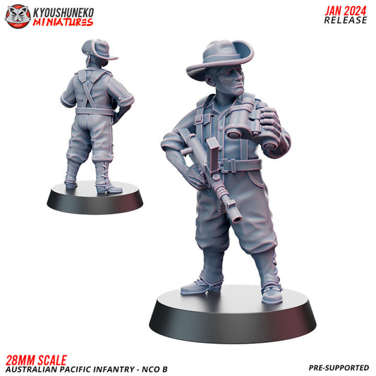 Australian Pacific Infantry NCO by Kyoushuneko Miniatures