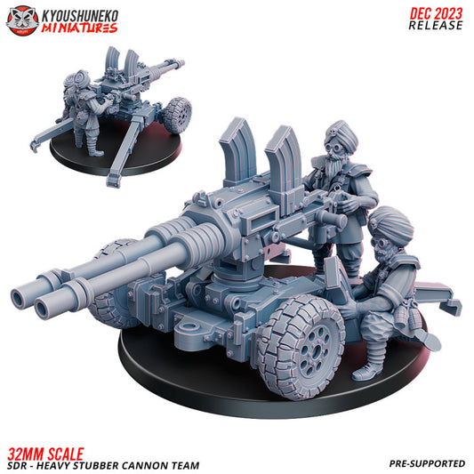 SDR Heavy Bolter Cannon 1 By Kyoushuneko Miniatures