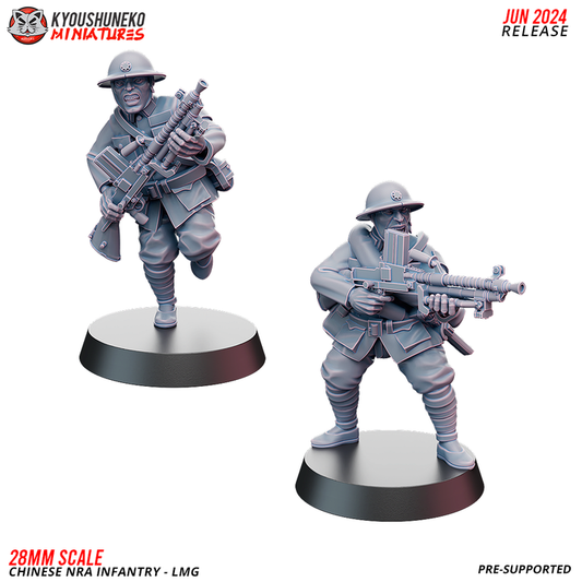 Chinese NRA Infantry lMG Kyoushuneko Miniatures