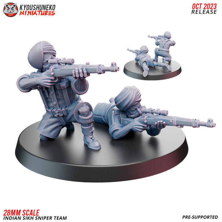 Indian Sikh Sniper Team By Kyoushuneko Miniatures