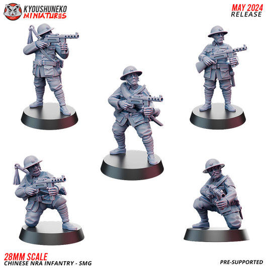 Chinese NRA Infantry SMG Kyoushuneko Miniatures