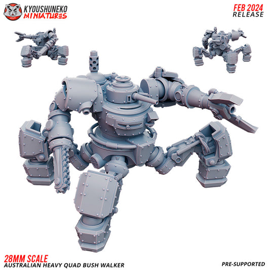 Australian Heavy Quad Bush Walker by Kyoushuneko Miniatures