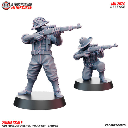 Australian Pacific Infantry Sniper by Kyoushuneko Miniatures