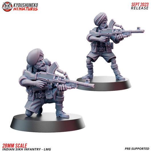 Indian Sikh Infantry SMG 1 By Kyoushuneko Miniatures