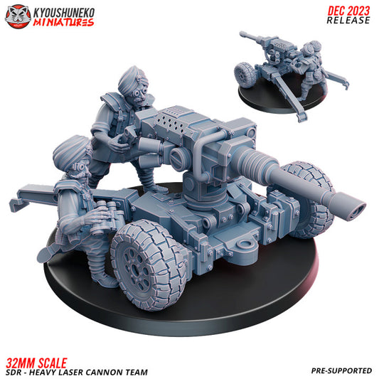 SDR Heavy Laser Cannon By Kyoushuneko Miniatures