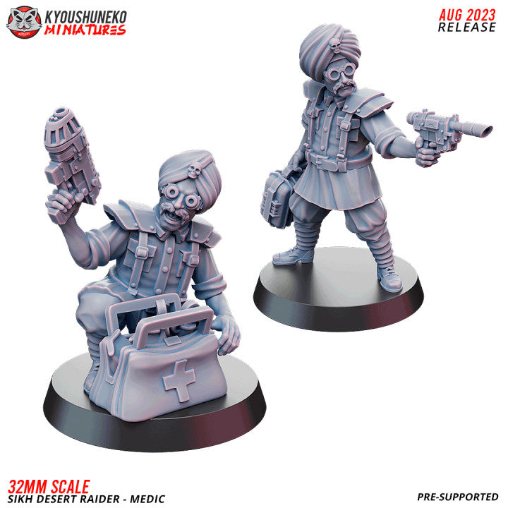 Sikh Desert Raider Medic By Kyoushuneko Miniatures