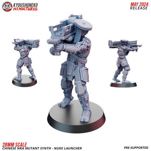 Chinese NRA Mutant Synth Nuke Launcher by Kyoushuneko Miniatures