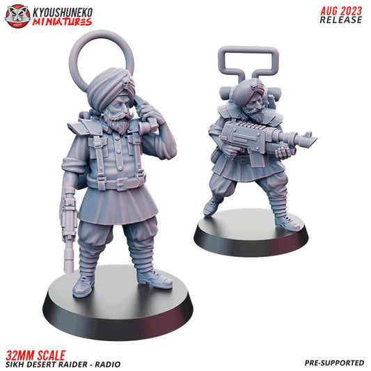 Sikh Desert Raider Radiomen By Kyoushuneko Miniatures