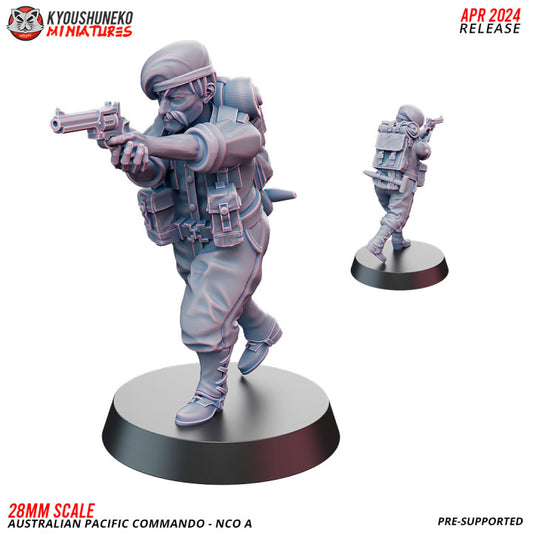 Australian Pacific Commando NCO A by Kyoushuneko Miniatures