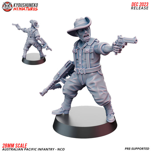 Australian Pacific Infantry NCO By Kyoushuneko Miniatures