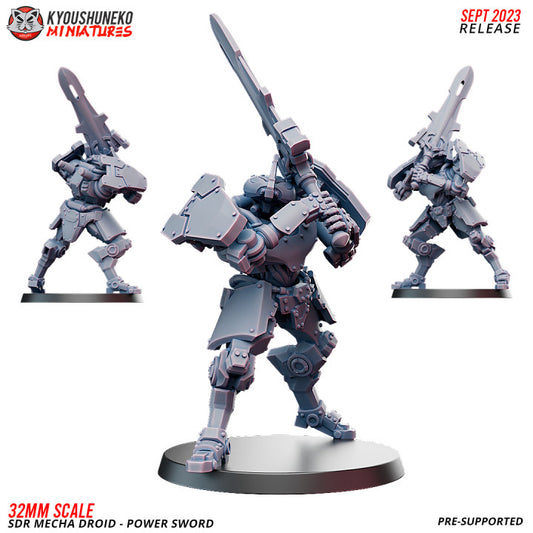 SDR Mecha Droid Power Sword By Kyoushuneko Miniatures