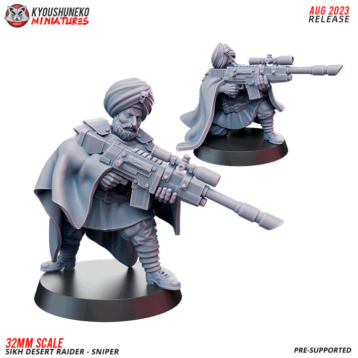 Sikh Desert Raider Sniper By Kyoushuneko Miniatures