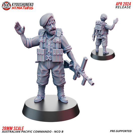 Australian Pacific Commando NCO B by Kyoushuneko Miniatures