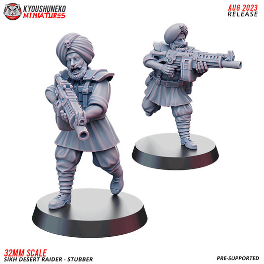 Sikh Desert Raider Stubber By Kyoushuneko Miniatures