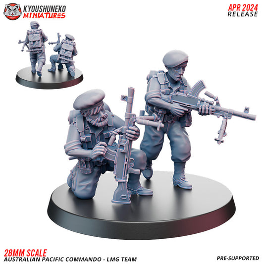 Australian Pacific Commando LMG by Kyoushuneko Miniatures