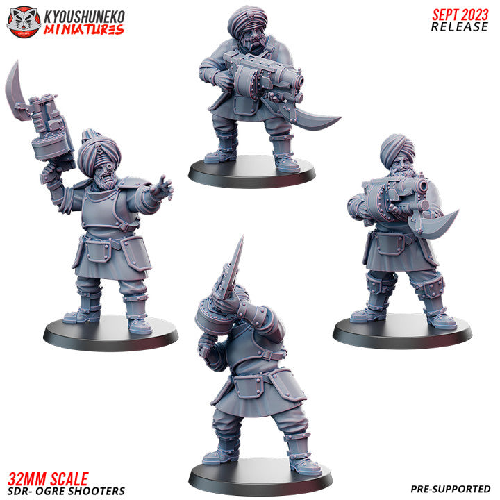 SDR Ogre Shooters By Kyoushuneko Miniatures