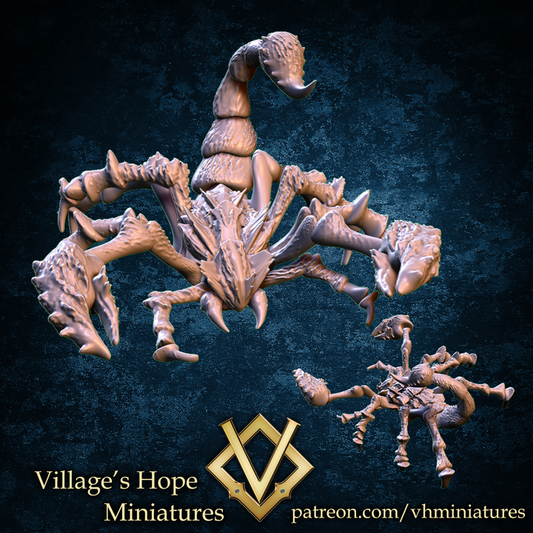 Giant sand scorpion by Village's Hope Miniatures