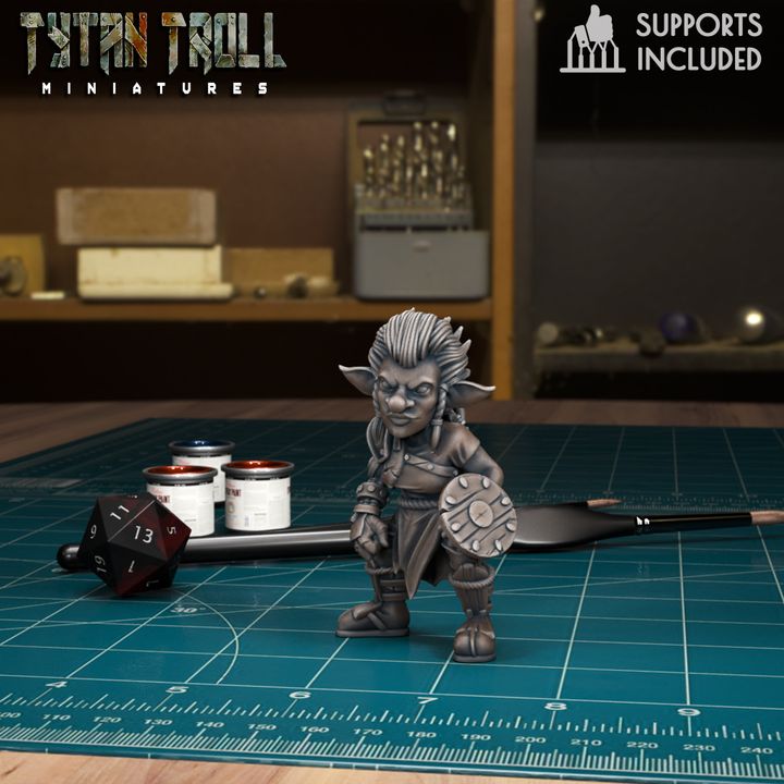 Goblin Scrapper 07 by Tytan Troll Miniatures