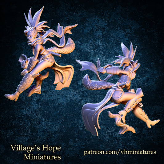 Fox Kunoichi by Village's Hope Miniatures