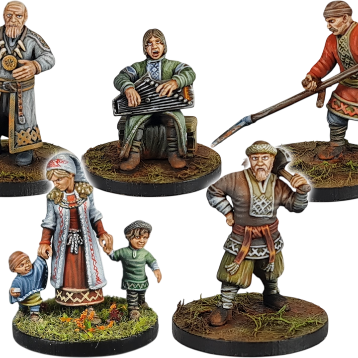 Nord Villagers Set - Folkheim by David