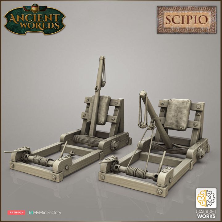 Roman Siege weapons Onager and Ballista by Gadgetworks Miniatures