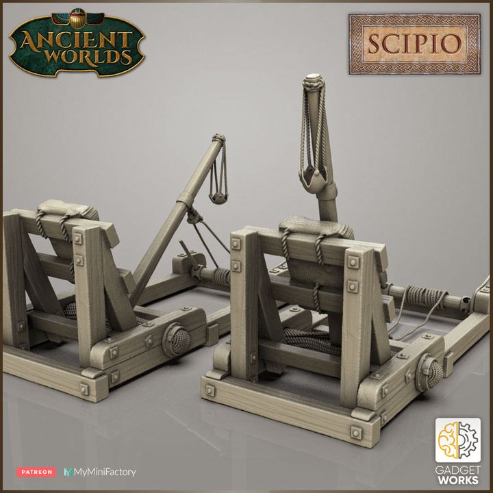 Roman Siege weapons Onager and Ballista by Gadgetworks Miniatures