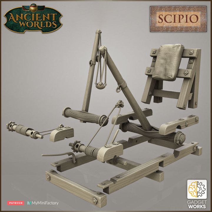 Roman Siege weapons Onager and Ballista by Gadgetworks Miniatures