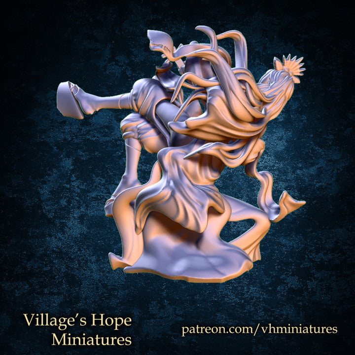 Munakata Goddesses (Tagitsu-Hime, Ichikishima-Hime, and Tagairi-Hime) by Village's Hope Miniatures