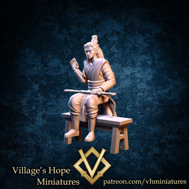 Wuxia Warrior Male & Female by Village's Hope Miniatures