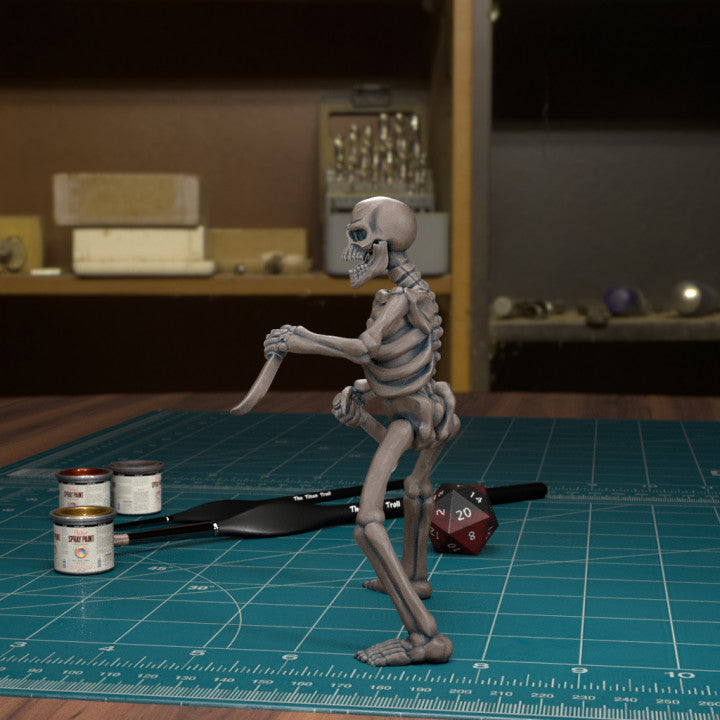 Skeleton 01 by Tytan Troll Miniatures