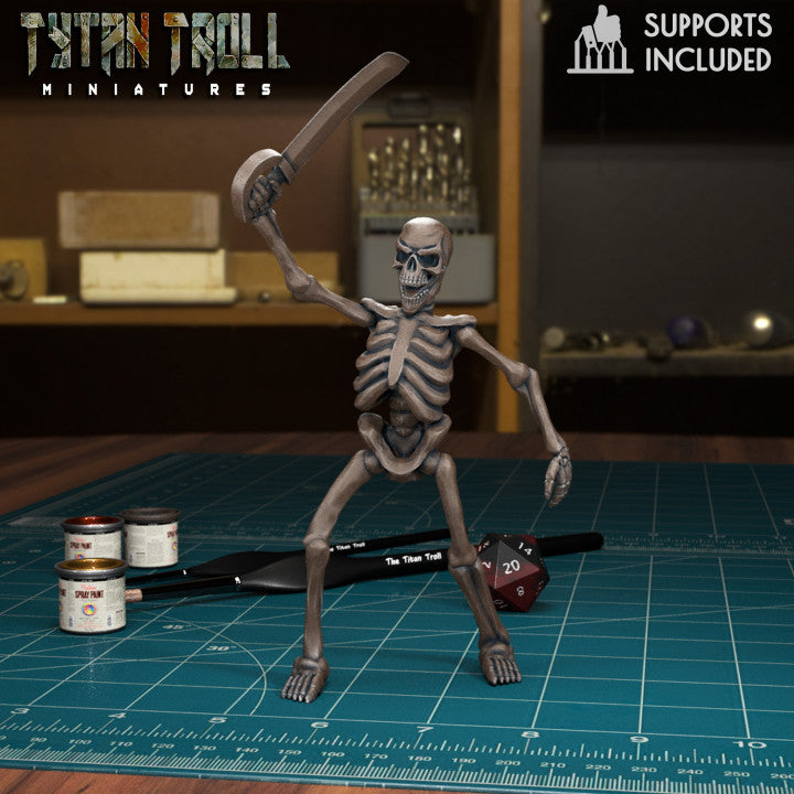 Skeleton 02 by Tytan Troll Miniatures