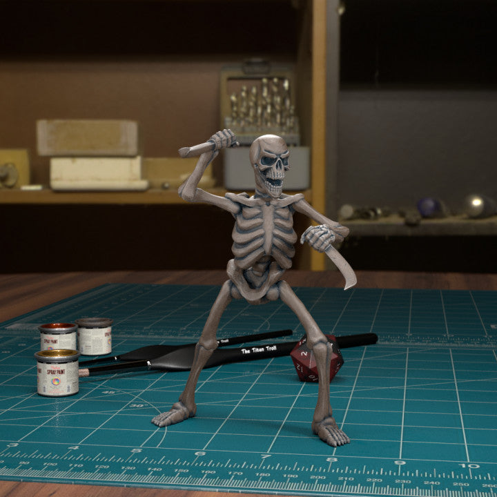 Skeleton 03 by Tytan Troll Miniatures