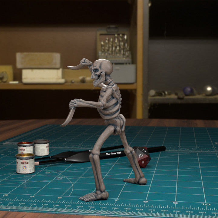 Skeleton 03 by Tytan Troll Miniatures