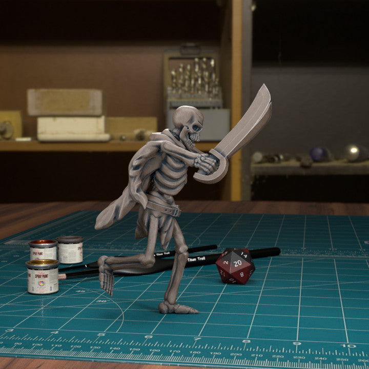 Skeleton 04 by Tytan Troll Miniatures