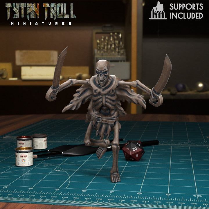 Skeleton 04 by Tytan Troll Miniatures