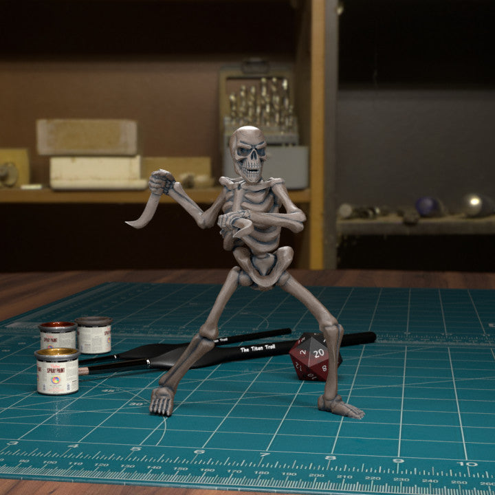 Skeleton 05 by Tytan Troll Miniatures