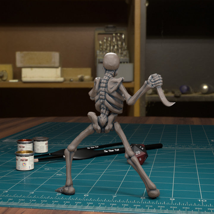 Skeleton 05 by Tytan Troll Miniatures