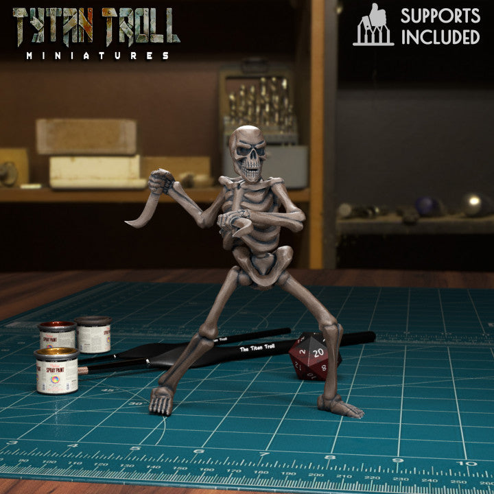 Skeleton 05 by Tytan Troll Miniatures