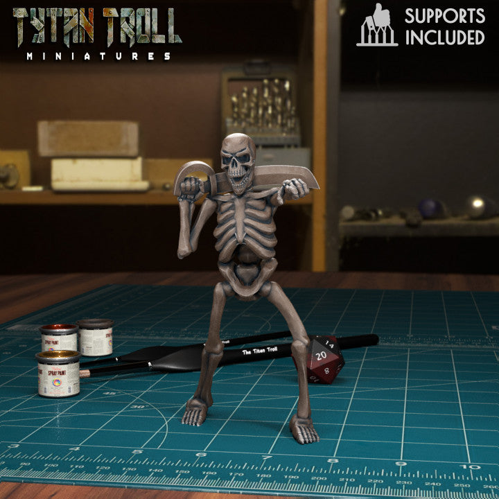 Skeleton 06 by Tytan Troll Miniatures