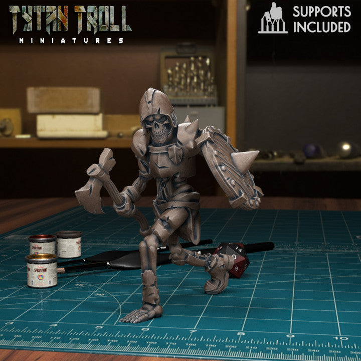 Skeleton Warrior 03 by Tytan Troll Miniatures